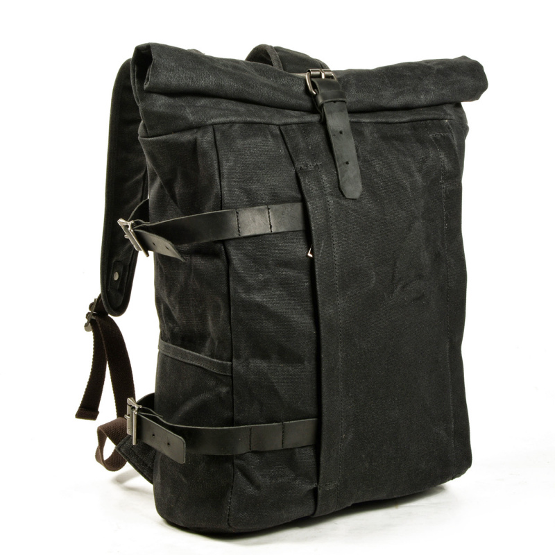 Canvas Backpack Casual - モデル多機能盗難防止バックパック、ラップトップバッグ、アウトドアハイキング防水トラベルバッグ、カジュアルダブルショルダーバッグ