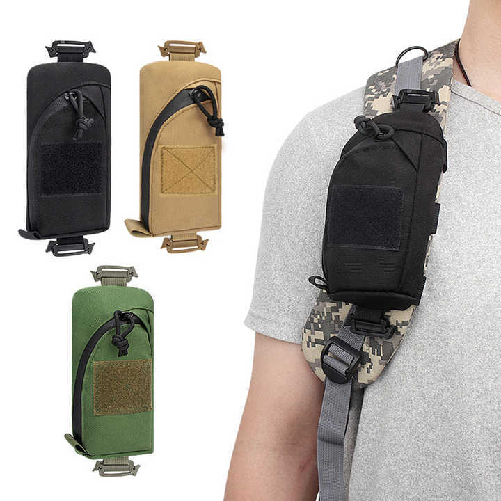 Backpack Insert Organizer - 戦術的なモールバッグ多機能コンパクト EDC オーガナイザーバックパックショルダーストラップアクセサリーポーチアウトドアスポーツ旅行狩猟用