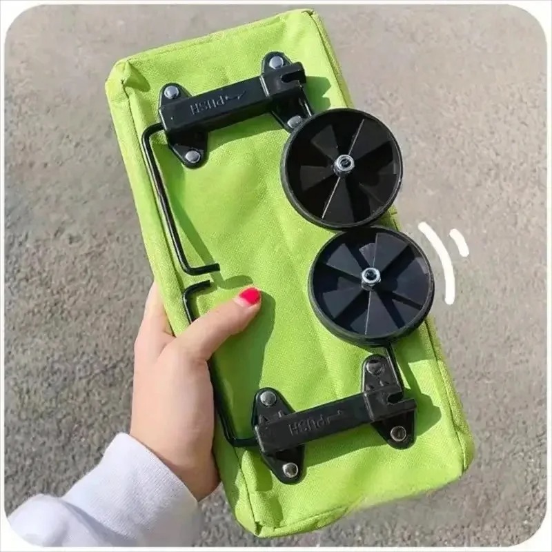 Foldable Backpack Small - 折りたたみ式ポータブルショッピングカート（ホイール付き） | 軽量バックパック型家庭用ハンドカート