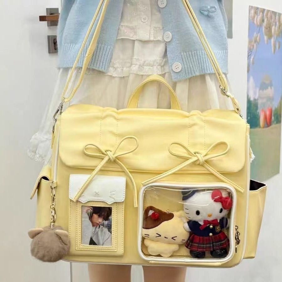 Fashion Backpack Women - Sweet Bow Ita Bag 女性コンサートスターチェイシング大容量バックパックレディース JK