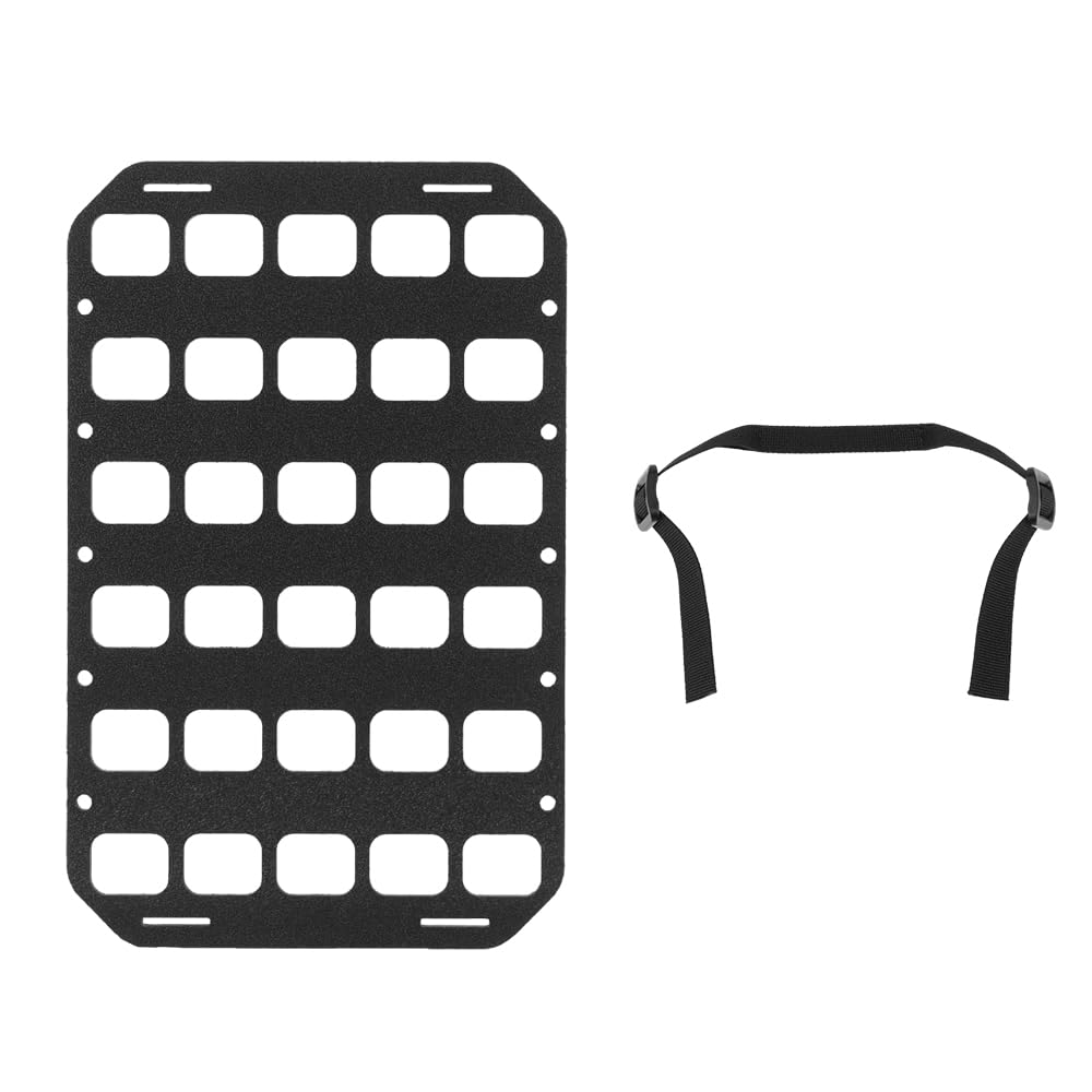 Backpack Insert Organizer - 8x12.5インチ戦術MOLLEオーガナイザープラットフォームIFAKポーチガンホルスター、リジッドモールパネルポータブルインサートバックパックハンティングAtta用
