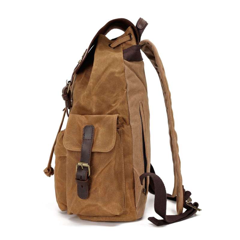 新しいメンズバックパック、キャンバス製カジュアルバックパック - Canvas Backpack Casual のレビューと価格