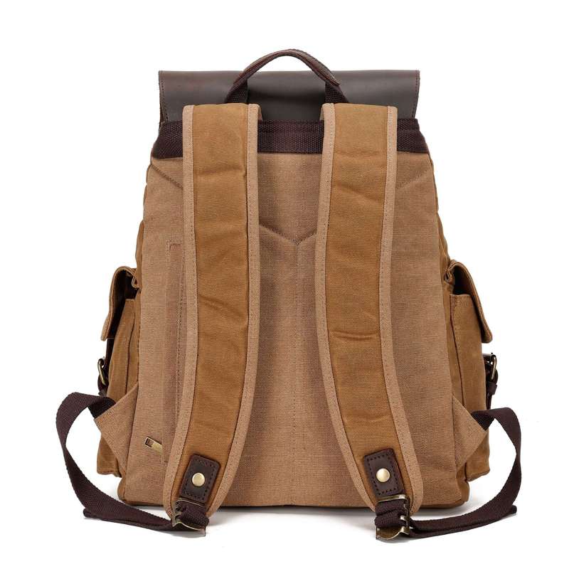 新しいメンズバックパック、キャンバス製カジュアルバックパック - Canvas Backpack Casual のレビューと価格