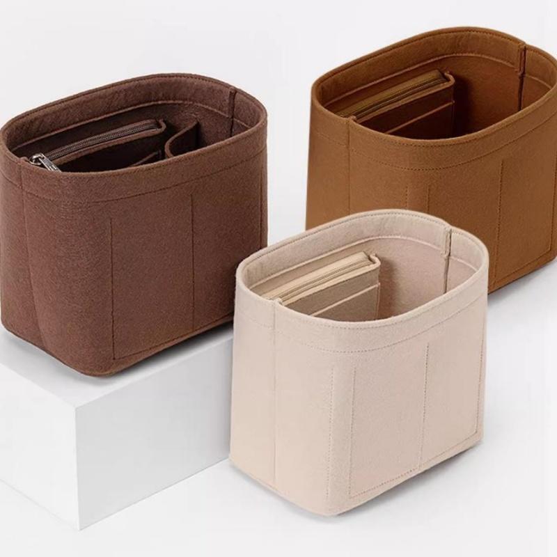 多ポケットフェルト製ハンドバッグオーガナイザーインサートディ - Backpack Insert Organizer のレビューと価格