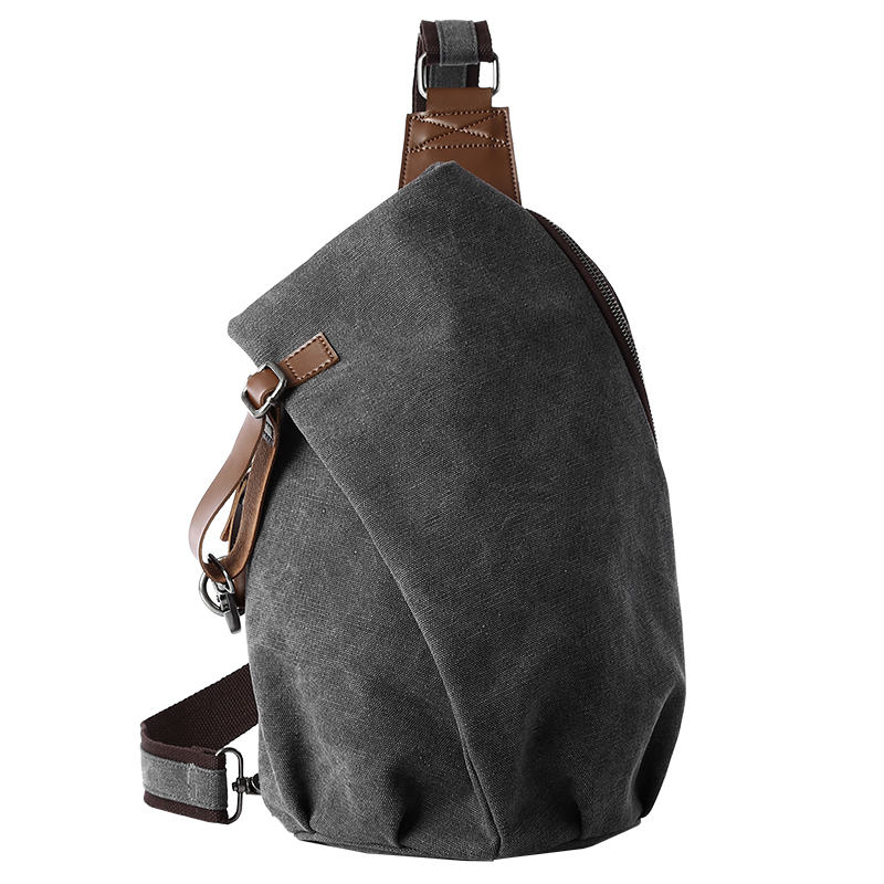 MTE ELAN 大容量レトロキャンバススリングバッグ男性革 - Canvas Backpack Casual のレビューと価格