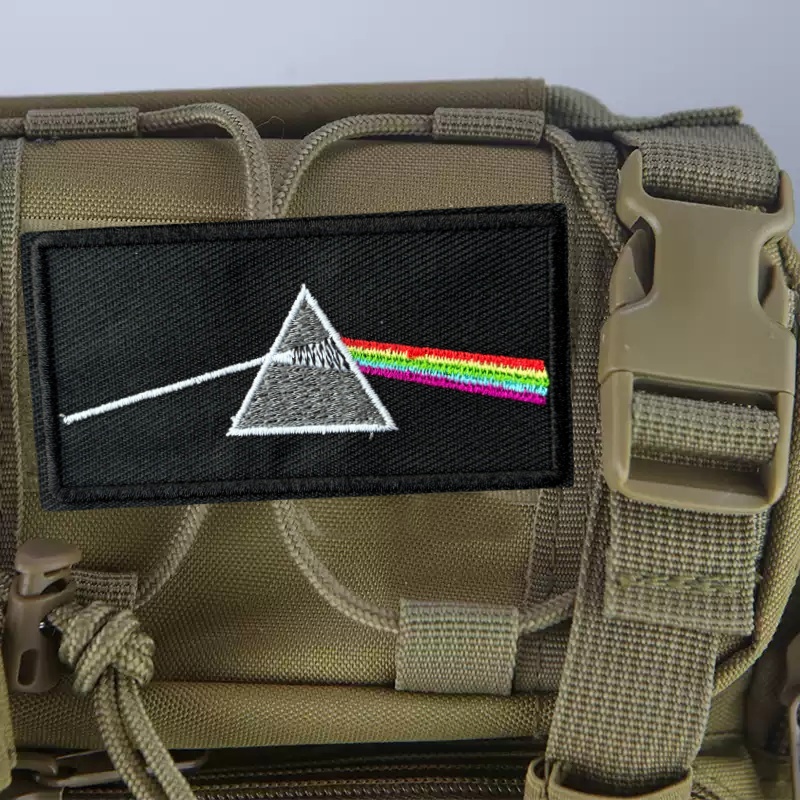 光の屈折刺繍パッチ戦術と軍事士気バッジフックとループパッチバ - Rucksack Military Style のレビューと価格
