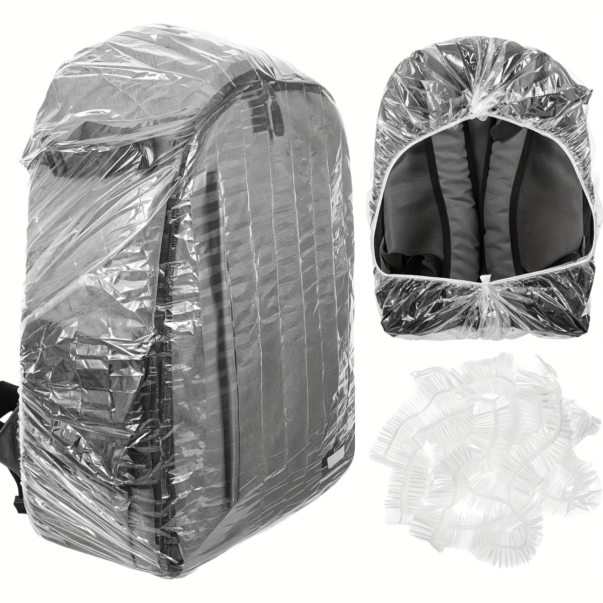 10 個の弾性使い捨てバックパックレインカバー伸縮性のある防 - Rain Cover Backpack のレビューと価格