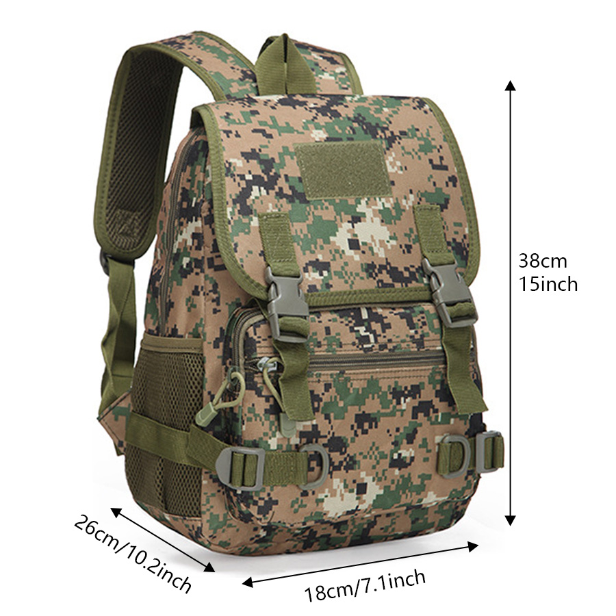 学校用ミリタリートレーニングバックパック、本物のカモフラージ - Rucksack Military Style のレビューと価格
